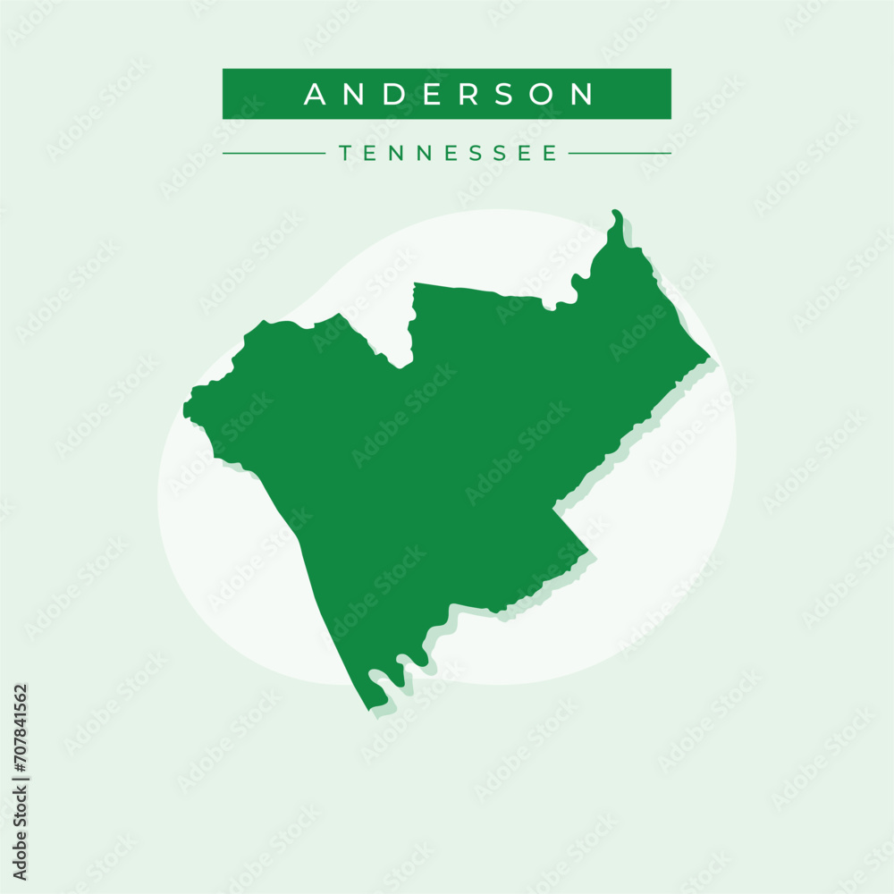 Vector illustration vector of Anderson map Tennessee Vector illustration vector of Anderson map Tennessee