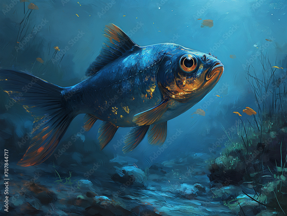 Fototapeta premium fish in aquarium