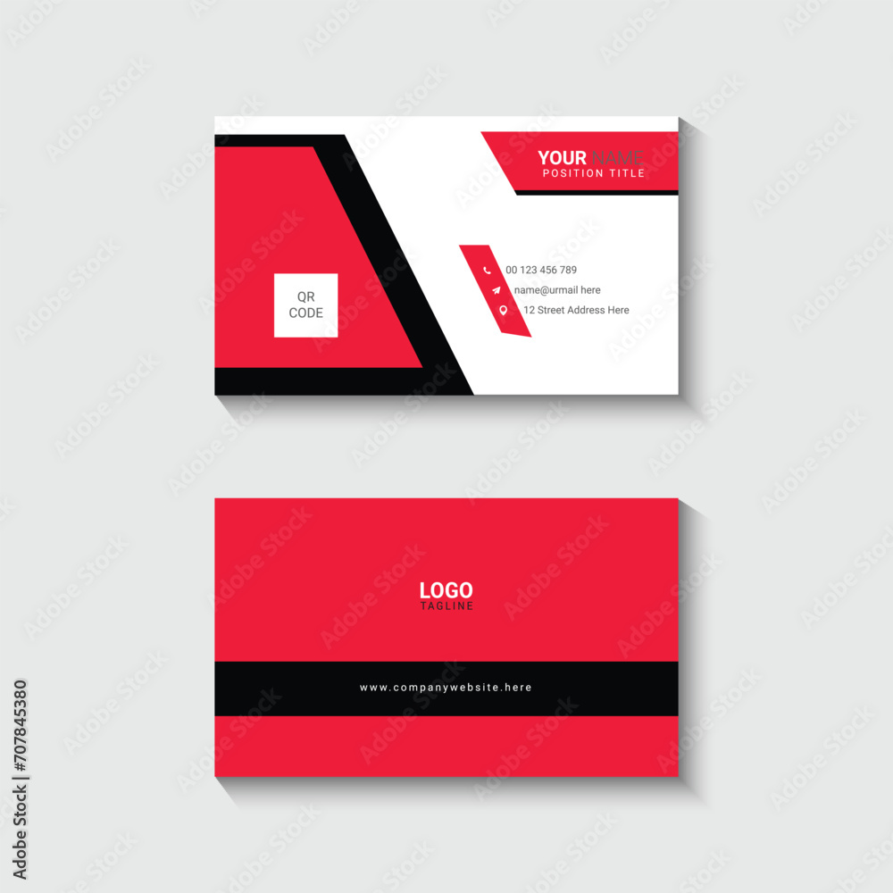 Clean style modern business card Clean style modern business card
