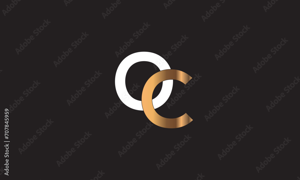 OC, CO, O, C Abstract Letters Logo Monogram OC, CO, O, C Abstract Letters Logo Monogram