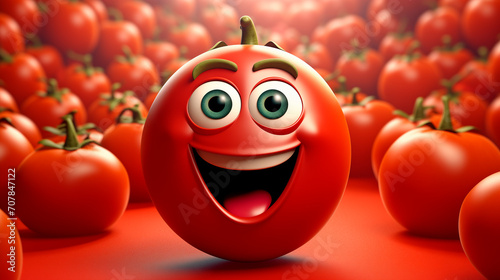 Cute Tomato illustration © SP
