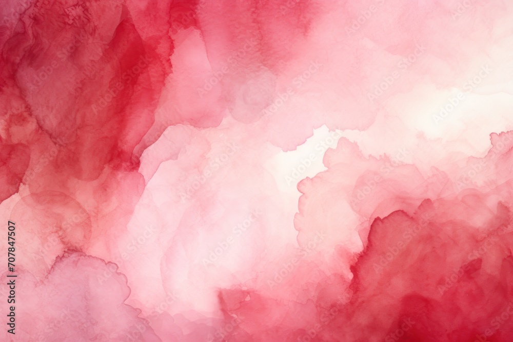 Crimson abstract watercolor background  - obrazy, fototapety, plakaty 