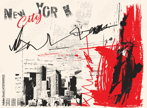 graffiti slogan print with neon spray, t shirt graphics print vector illustration design, vector grunge background, Urban typography hipster street art for graphic t- shirt