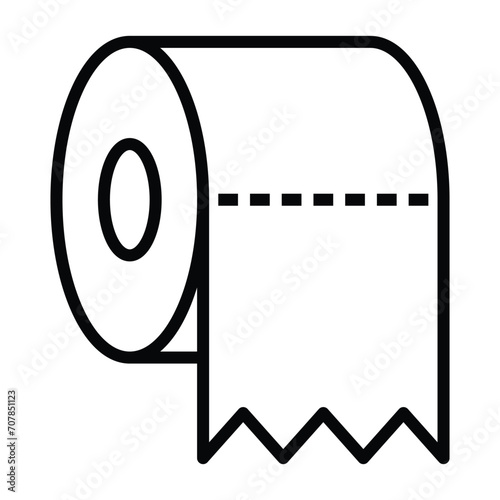Tissue paper icon design, illustration design