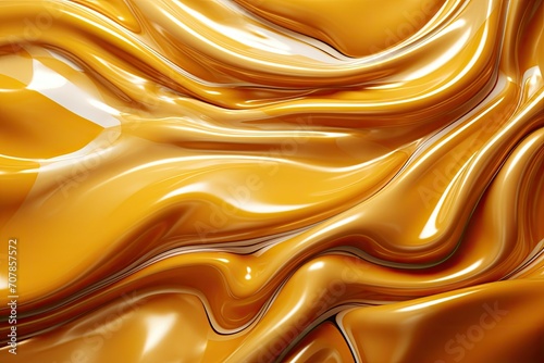 A luxurious abstract background resembling molten gold or metallic liquid, adding a touch of opulence and glamour. 