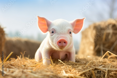 a pig on the farm © Salawati
