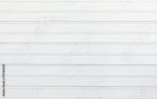 White background of wood texture, wooden planks. Thick wood, wall patterns painted in white