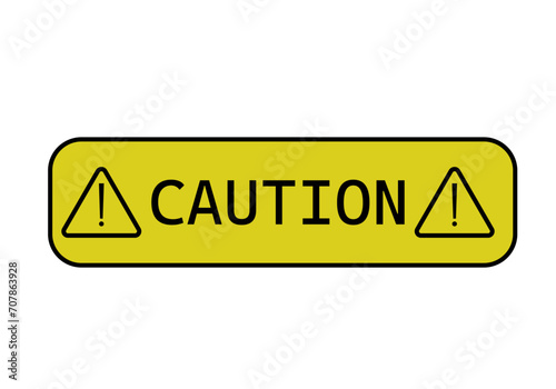 Icono de señal de advertencia o aviso de peligro.