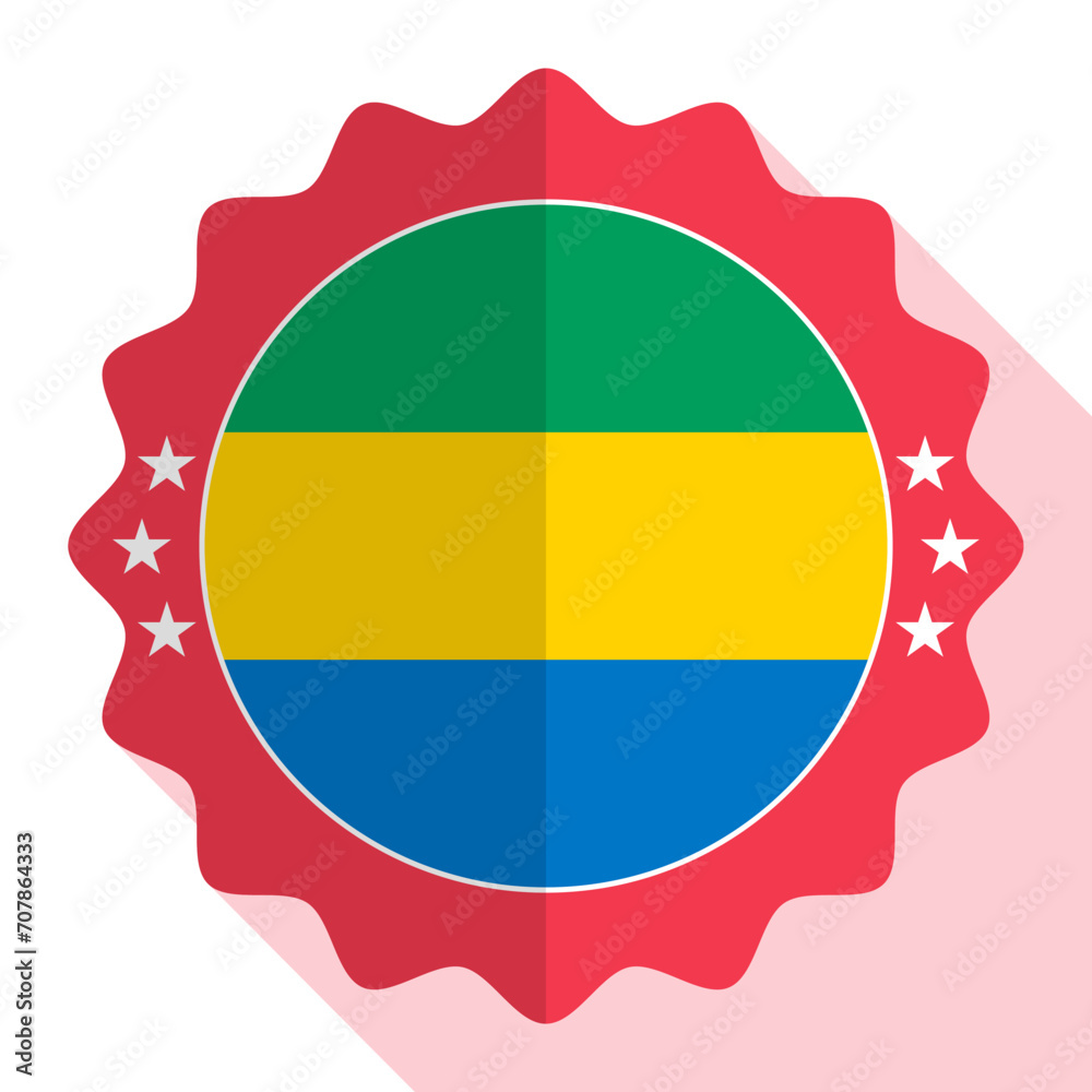 Obraz premium Gabon quality emblem, label, sign, button. Vector illustration.