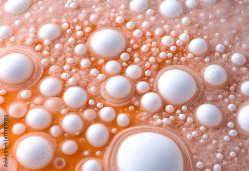 Abstract colored background  bubbles on the surface  texture bubbles