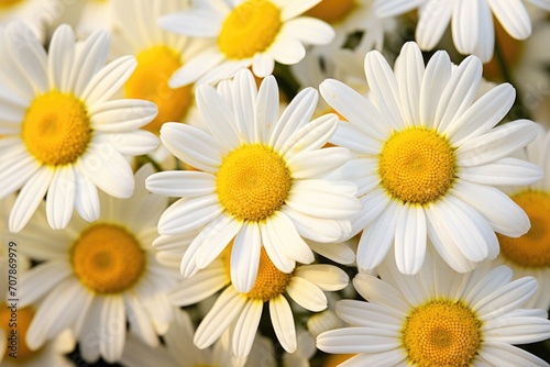 daisies on white