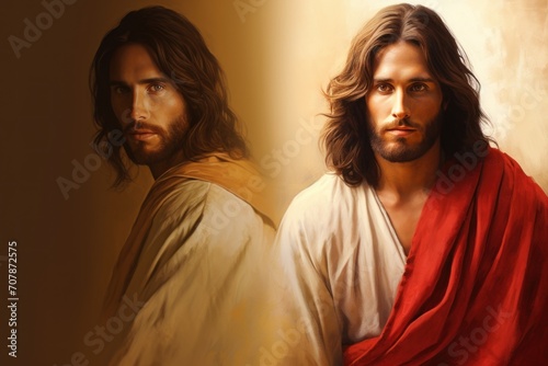 Portrait of Jesus Christ Son of God,savior of mankind 