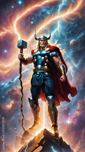 Thor god of Norse
