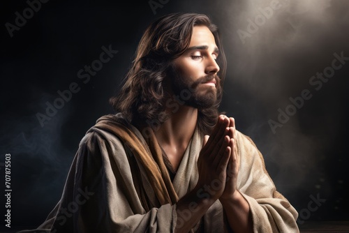 Portrait of Jesus Christ Son of God,savior of mankind © nataliya_ua