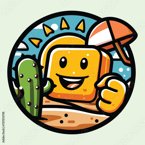 Free vector cute celebrate Uprising Day cartoon flat isolated