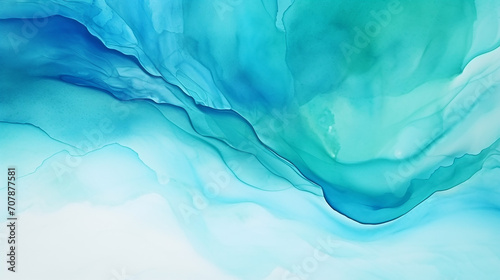 abstract watercolor paint background by teal color background