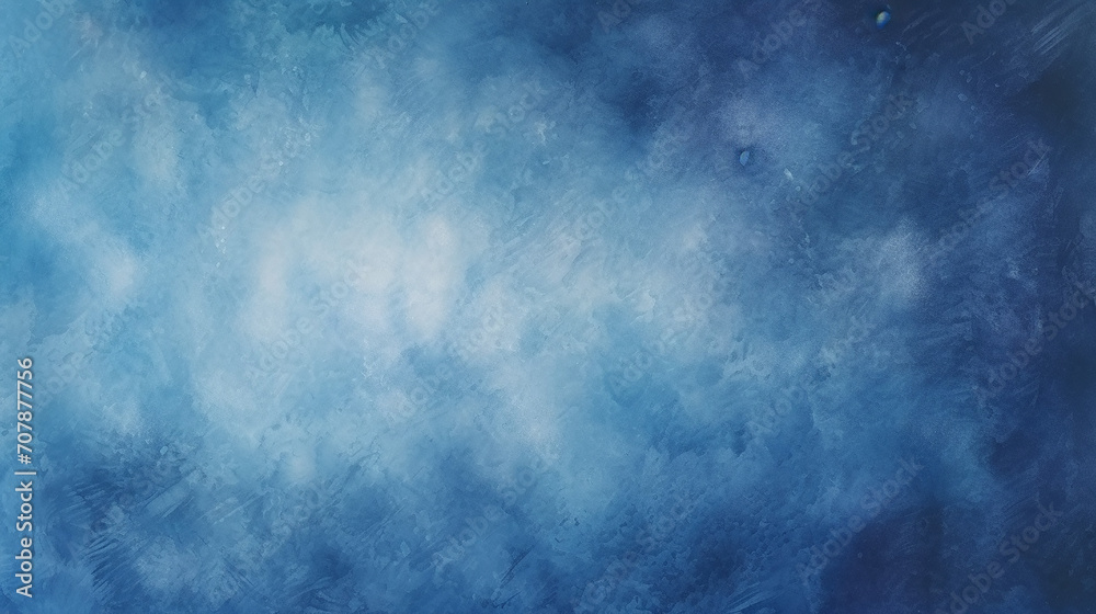 abstract watercolor paint background with dark blue