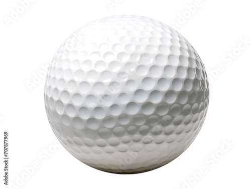 Golf Ball, isolated on a transparent or white background