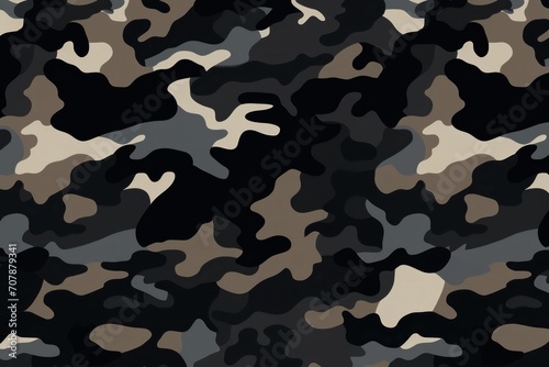 Ebony camouflage pattern design poster background