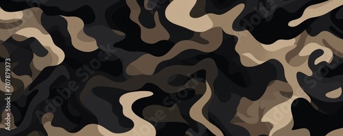 Ebony camouflage pattern design poster background