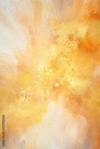 Gold abstract watercolor background
