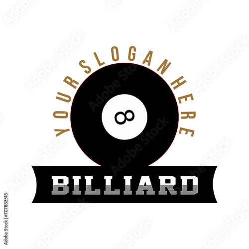 Billiard club Logo Template Design