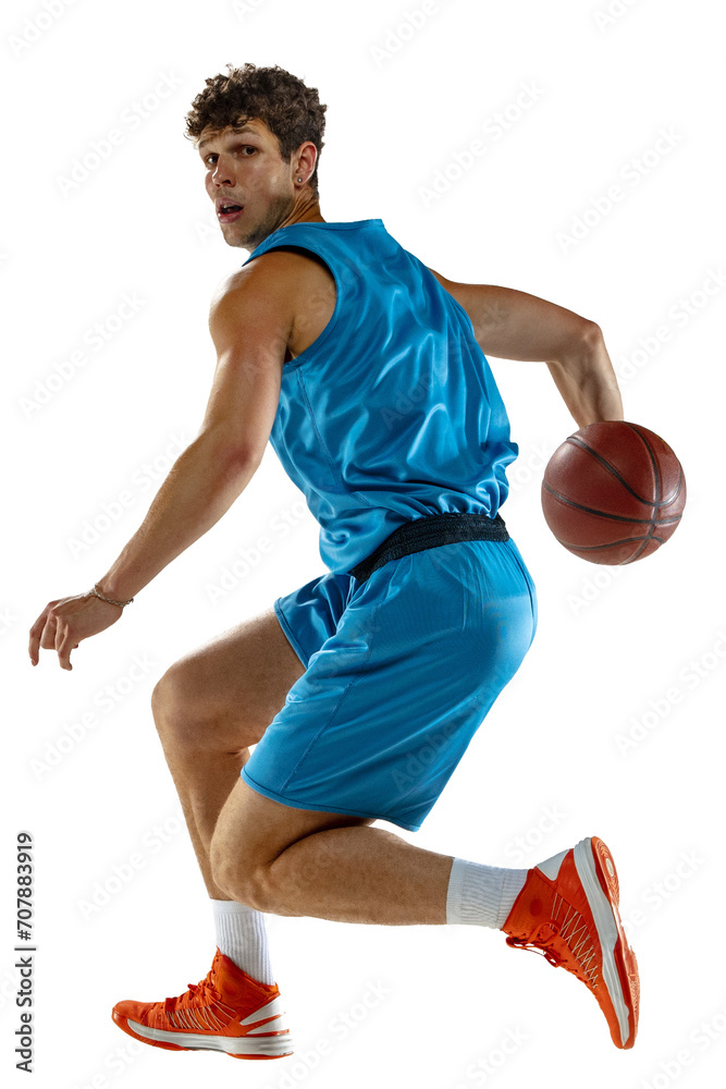 Youth Sports Training. Young player practicing basketball, demonstrating skill development and exercising against transparent background. Concept of sport, hobby, energy, active lifestyle, movement. Youth Sports Training. Young player practicing basketball, demonstrating skill development and exercising against transparent background. Concept of sport, hobby, energy, active lifestyle, movement.