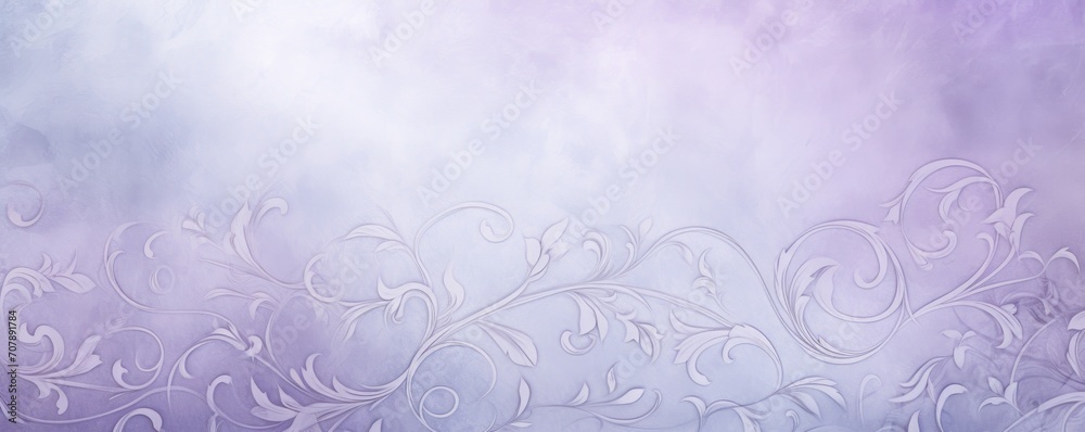 Lavender soft pastel background parchment with a thin barely noticeable floral ornament background