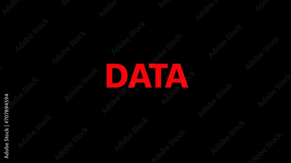 text animation data title transaparent background text animation data title transaparent background