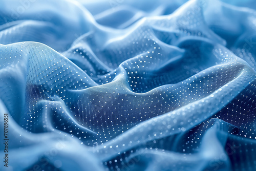 Blue silk gradient background © Brijesh