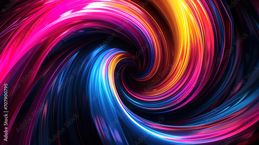 Abstract colorful swirl circle background wide 16:9 Abstract colorful swirl circle background wide 16:9