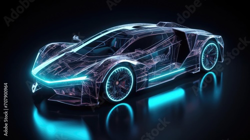 Super Car Hologram