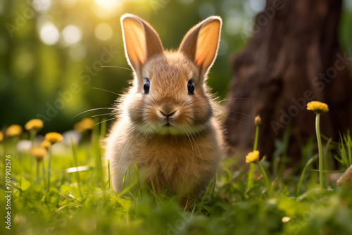 rabbit in the grass © mical