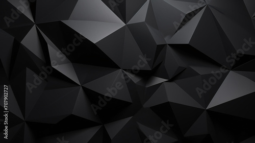 Step into a realm of artistic complexity with a black triangular abstract background showcasing a grunge surface in 3D rendering.