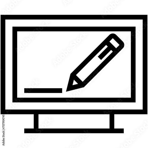 Graphic Designing Vector Icon