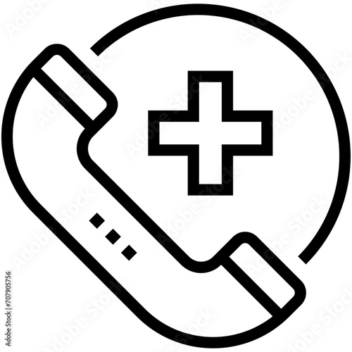 Emergency Call Vector Icon