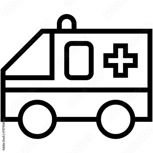 Ambulance Vector Icon