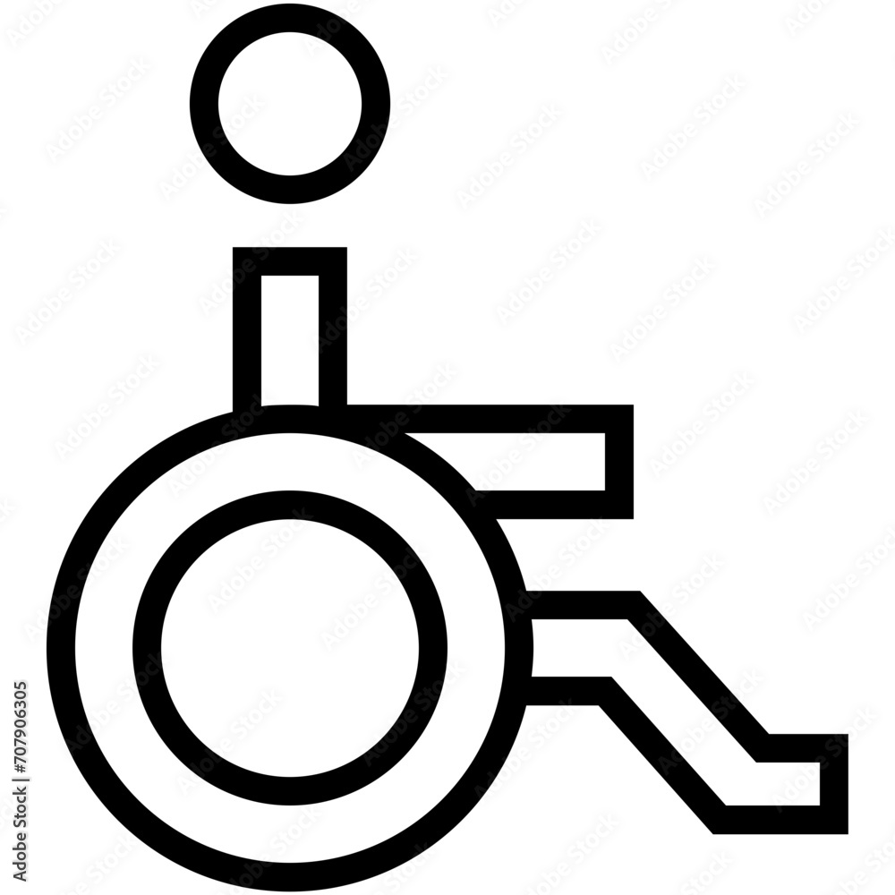 Handicap Vector Icon Handicap Vector Icon