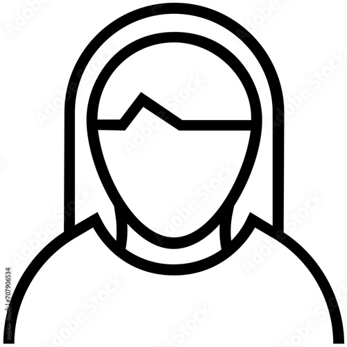 Maid Line Vector Icon