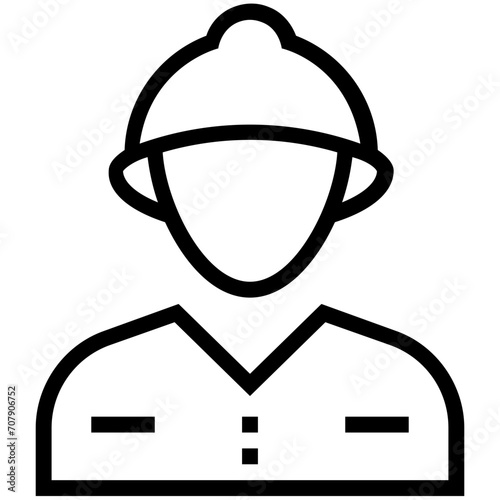 Gatekeeper Line Vector Icon