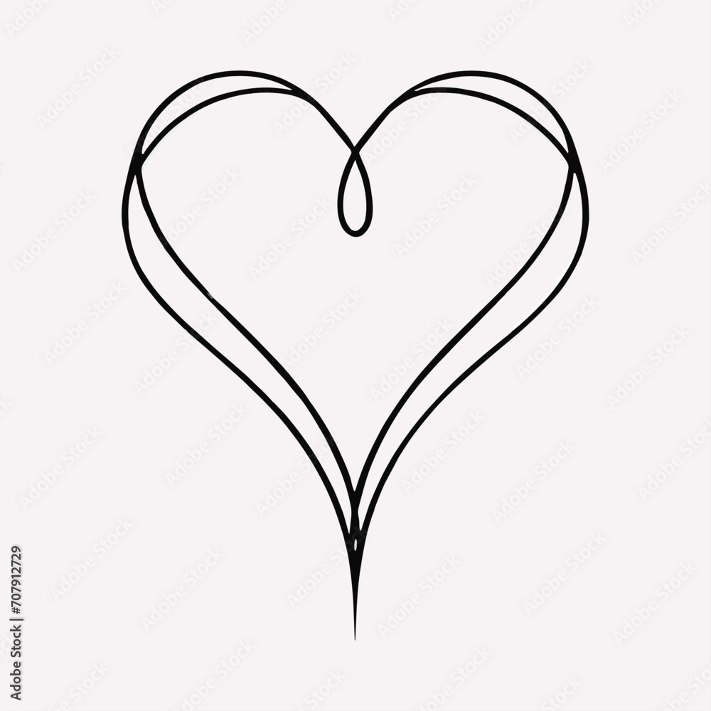 Heart Shape Intertwined Irish Celtic Knot Black and White Love eps Vector illustration, Romantic Happy Valentine day endless love forever, Line Art heart signs Vector icon. Heart Shape Intertwined Irish Celtic Knot Black and White Love eps Vector illustration, Romantic Happy Valentine day endless love forever, Line Art heart signs Vector icon.