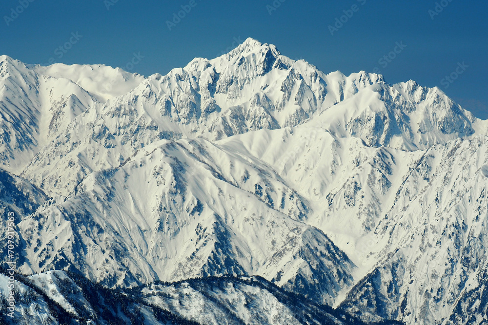 白銀の世界・岩と雪の殿堂 剱岳