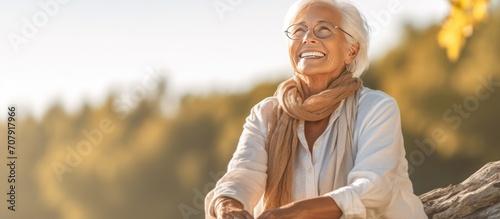 Happiness, senior woman with open arms enjoying life outdoors or success, happy and retired lady celebration of financial freedom.