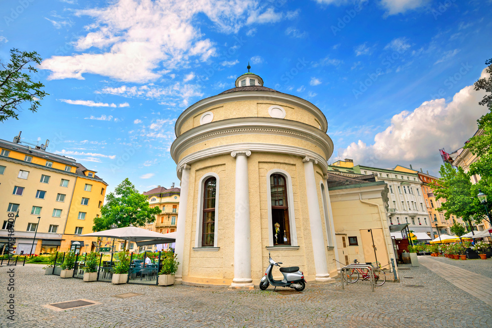Josefsplatz square in Baden bei Wien town. Austria, Europa