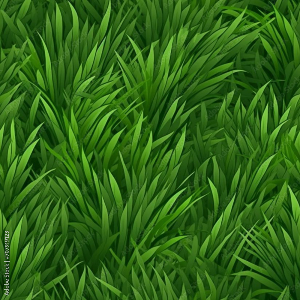 Seamless Grass Pattern Vector Illustration Seamless Grass Pattern Vector Illustration