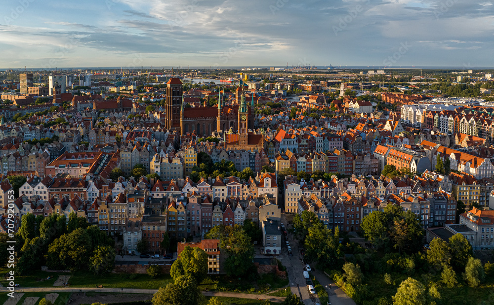 Obraz premium Stare Miasto Gdańsk Polska