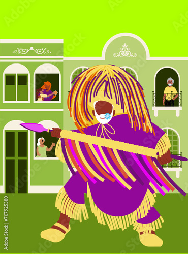 Brazilian Carnival - Diversity - Man dressed as 