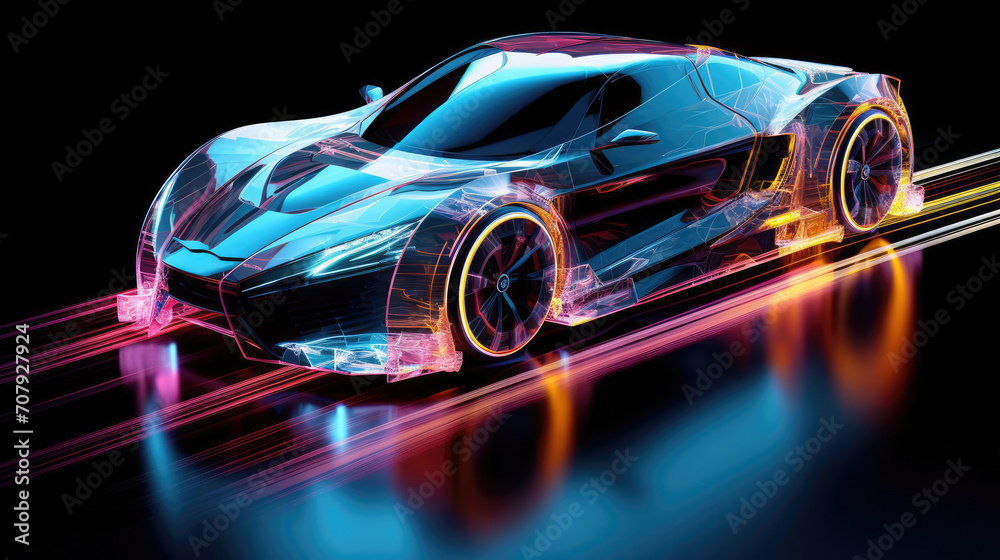Super Car Hologram
