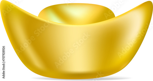 Chinese gold decoration clip art for Chinese new year concept