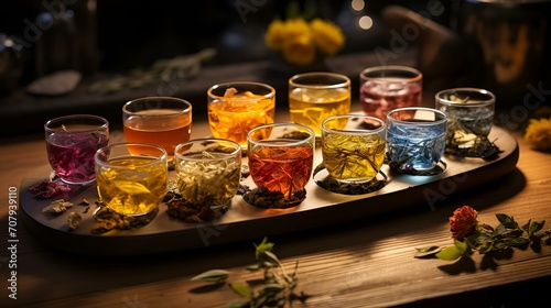 old-fashioned cocktails ready to be served at a house party 